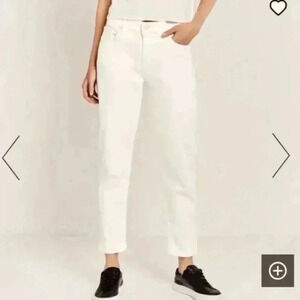 MOTHER The Dropout Crop in Whipping The Cream